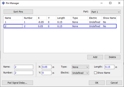 6 Pin manager