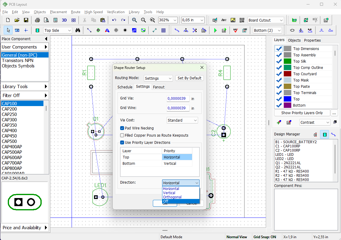DesPCB_Autorouter_Setup