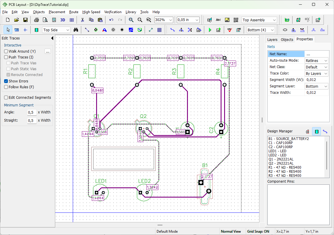 DesPCB_Meas_Show_Trace_Length