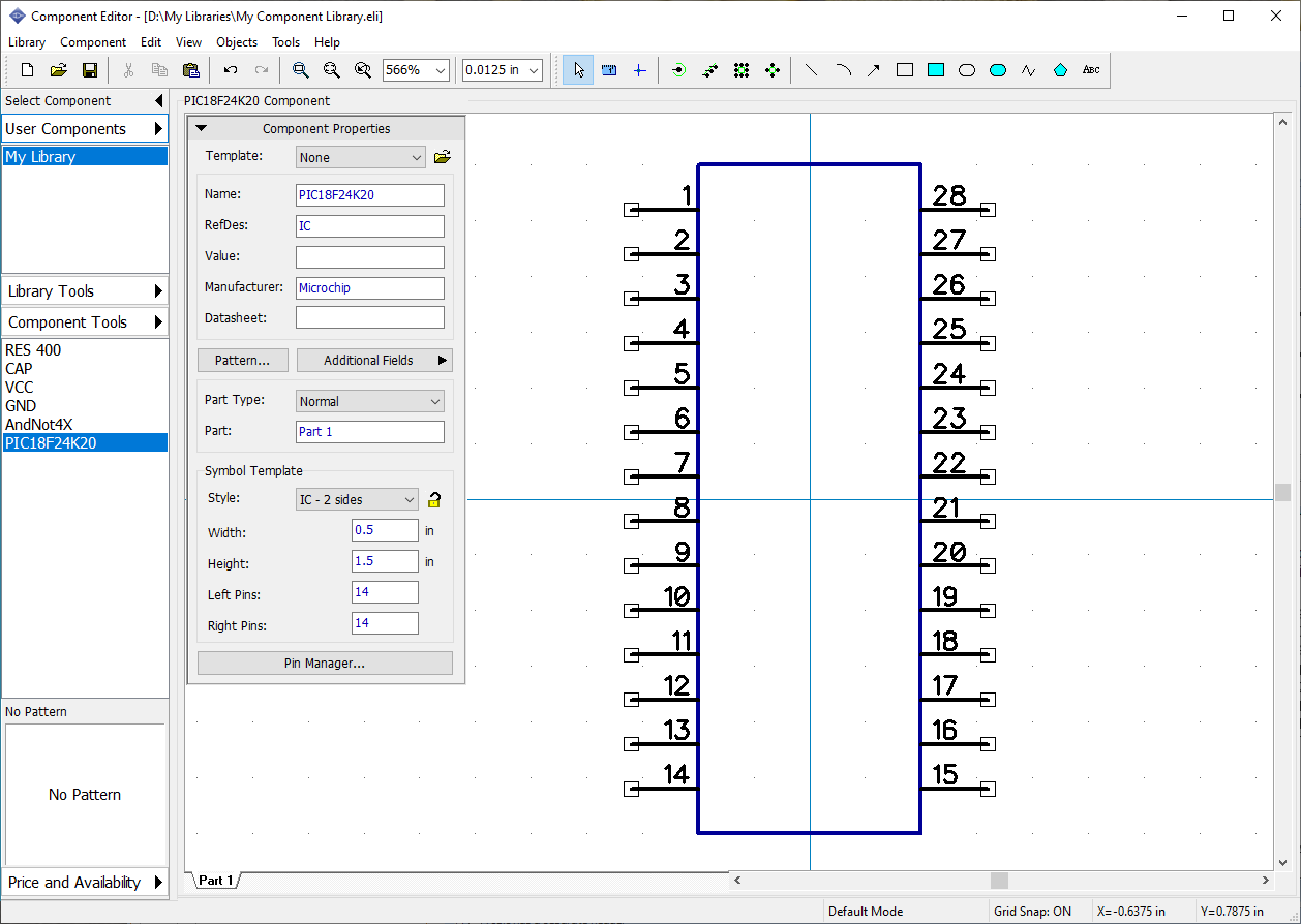 p148_1 comp parameters PIC