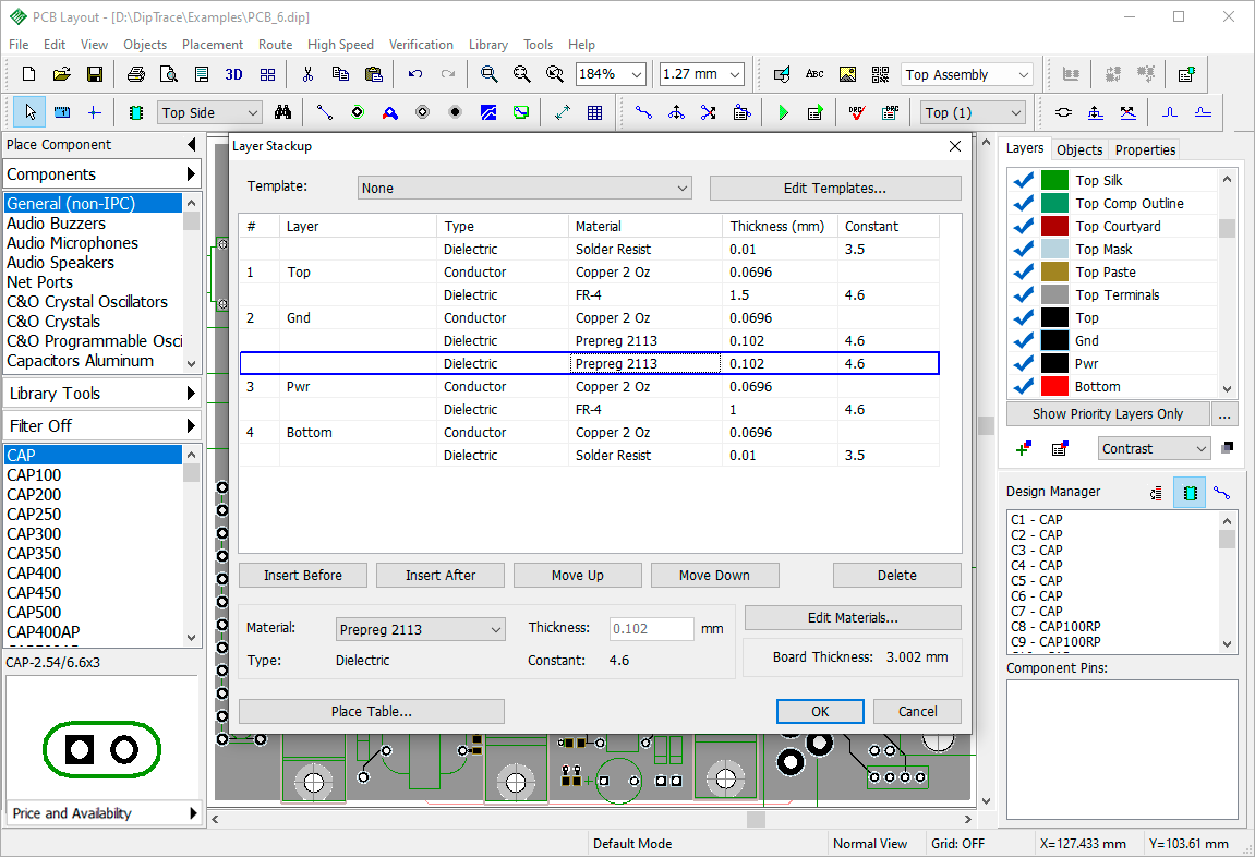 p192_Layer Stack changing materials