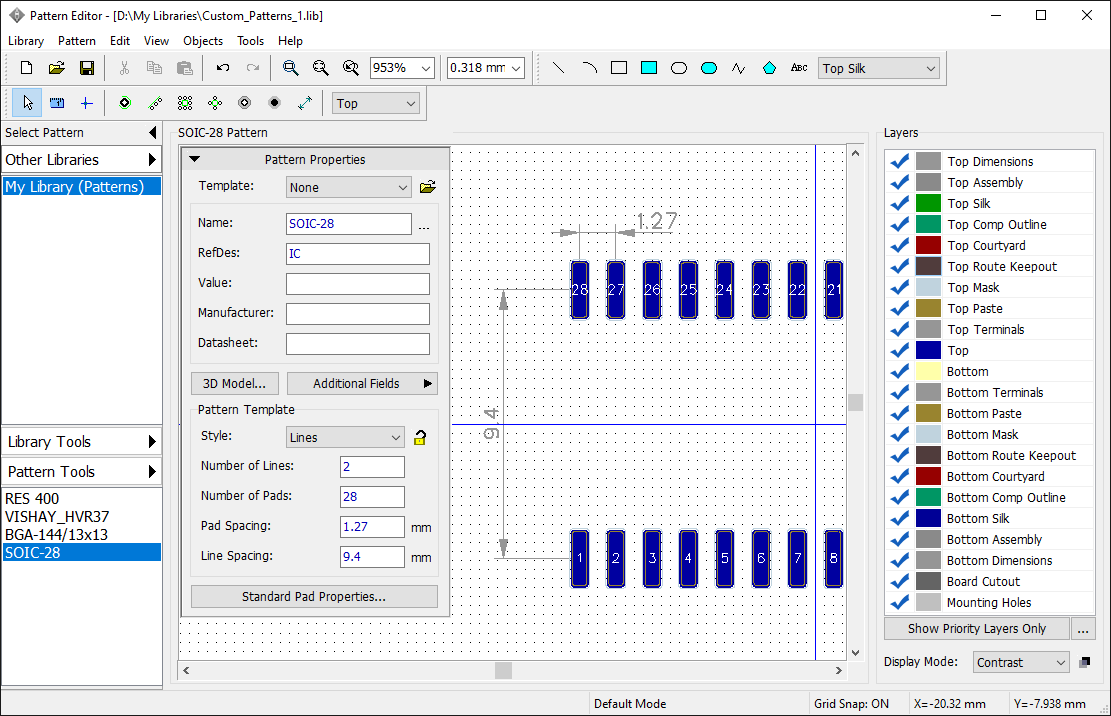 SOIC Parameters